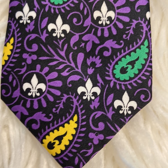 American Lifestyle Man Tie with Lapel Pin brand new color purple - Picture 2 of 11